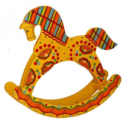 Лошадка деревянная качалка