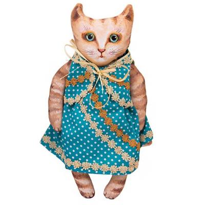 Фото - Игрушка авторская Кошечка Бася 27 см Фото - Игрушка авторская Кошечка Бася 27 см