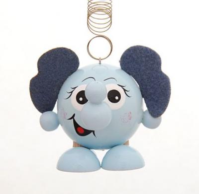 Фото - Игрушка на пружинке  Слоненок голубой 6 х 7 см Фото - Игрушка на пружинке  Слоненок голубой 6 х 7 см