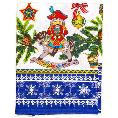 Фото - Скатерть Щелкунчик синий фон 150 х 220 см