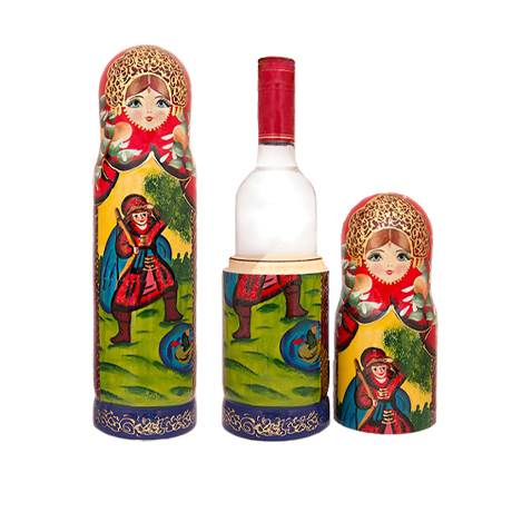 Футляр для бутылки Матрешка