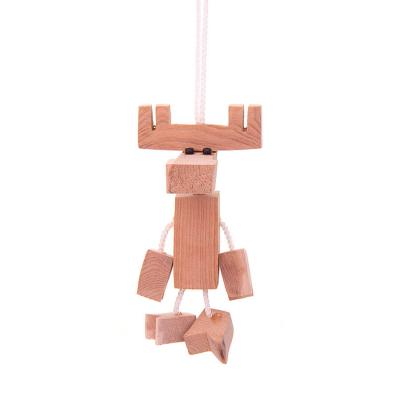 Фото - Деревянный олень игрушка оберег 10 х 5 см Фото - Деревянный олень игрушка оберег 10 х 5 см