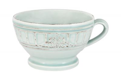 Суповая чашка из керамики Венеция голубая 500 мл