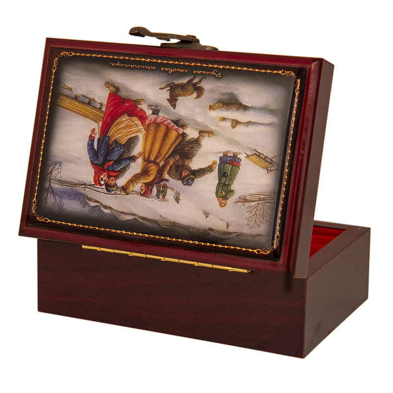 Фото - Шкатулка для украшений Веселая зима 12 х 8 см