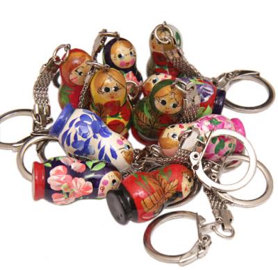 Фото - Набор маленьких брелков матрешек 10 штук 3 см