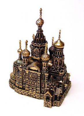 Фото - Фигурка литая Спас на крови Санкт-Петербург 7 см