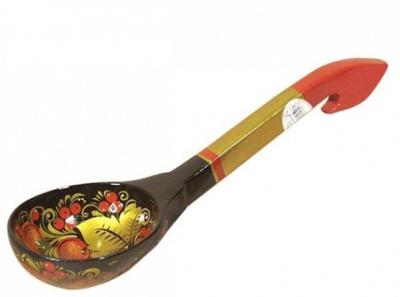 Фото - Половник деревянный Хохлома для супов 26 х 8 см