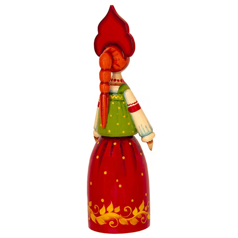 Фото - Деревянная расписная кукла в кокошнике Марфа 16 см