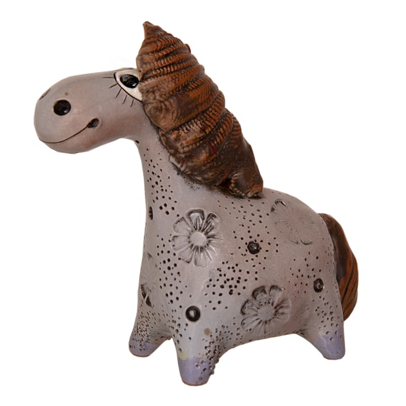 Фото - Керамическая статуэтка Лошадка подружка 10 х 12 см