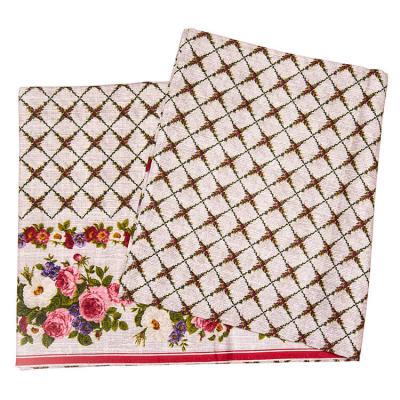 Фото - Скатерть цветочный орнамент Русский букет 110 х 150 см