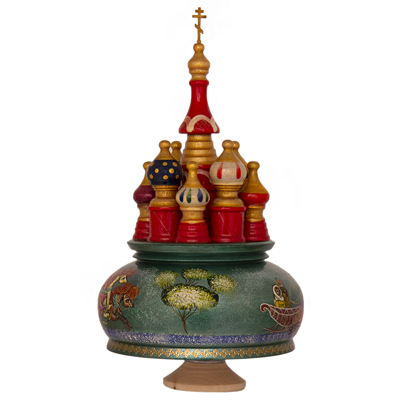 Фото - Музыкальный расписной собор Сказочная тройка 20 см
