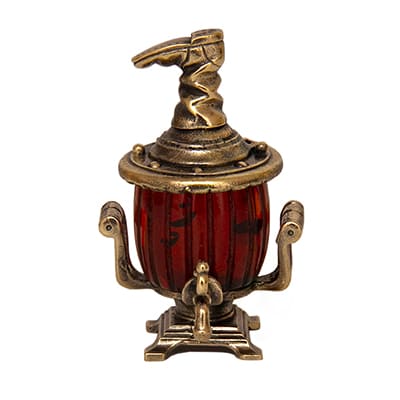 Фигурка Самовар с янтарем