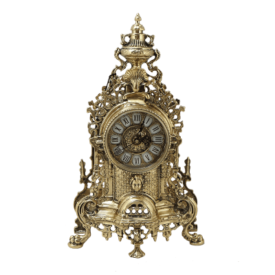 Фото - Настольные часы из бронзы Париж золото 40 х 24 см