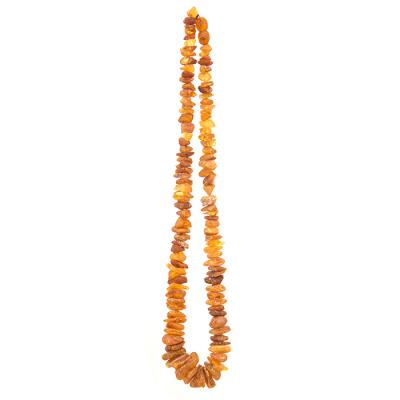 Лечебные бусы из необработанного янтаря - Елена 40 см