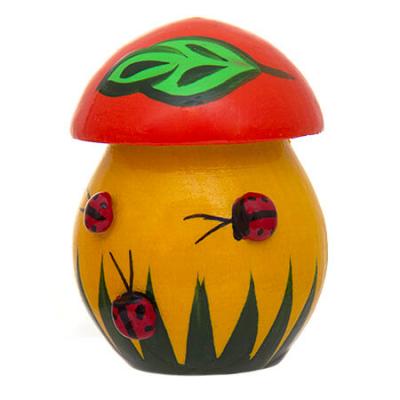 Фото - Магнит деревянный Подосиновик 6,5 х 4 см