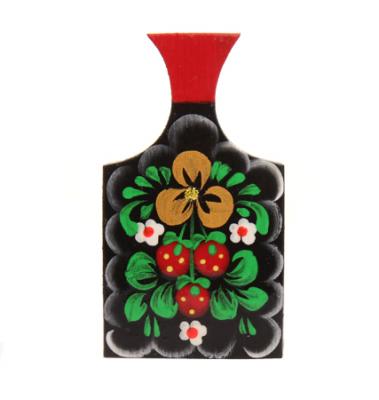 Фото - Сувенирный магнит из дерева Досочка с узором 8 см Фото - Сувенирный магнит из дерева Досочка с узором 8 см