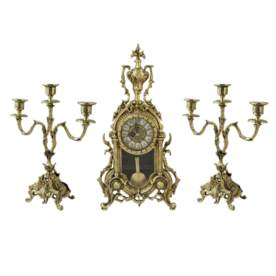 Фото - Бронзовые часы и канделябры Библо