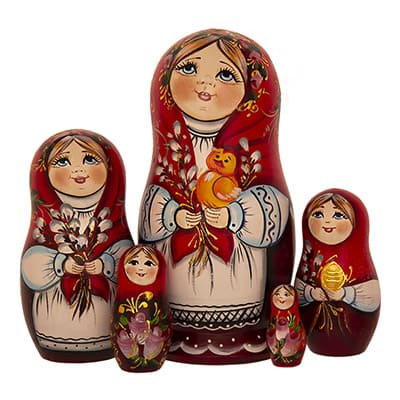 Пасхальная авторская матрешка