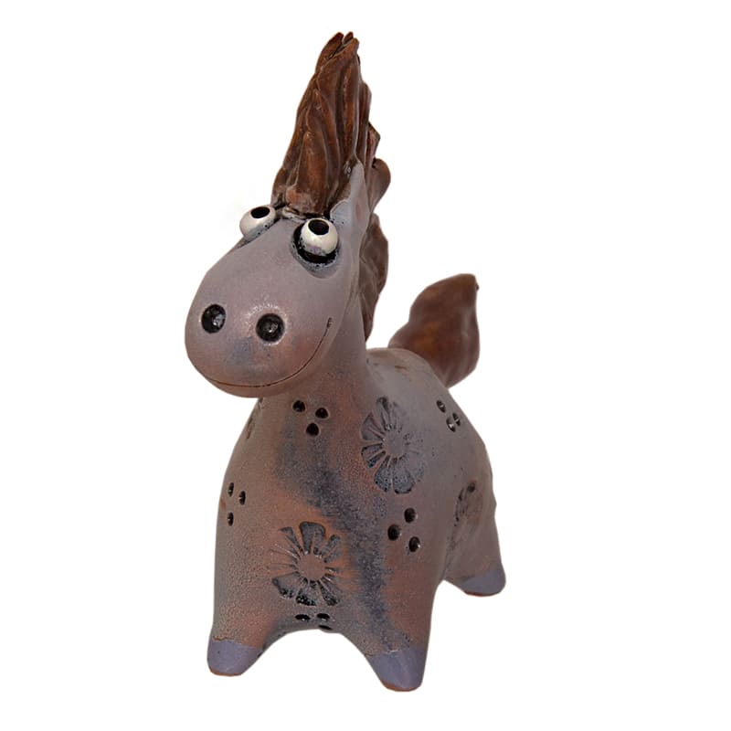 Фото - Керамическая статуэтка Лошадка Вьюга 10 х 12 см