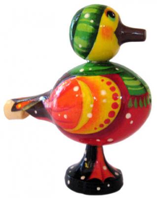 Фото - Свистулька расписная Селезень 8 х 8 см