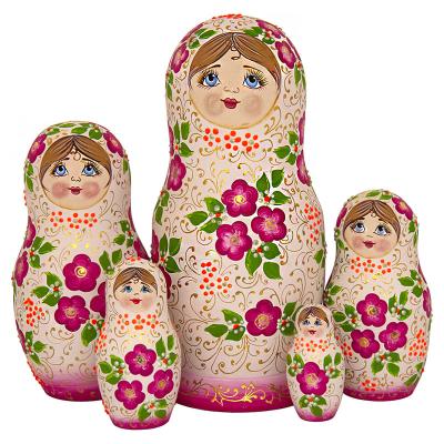 Деревянная матрешка лето