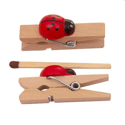 Фото - Мини прищепка с божьей коровкой