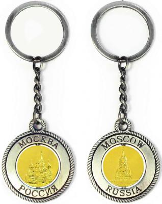 Фото - Брелок подарочный круглый Столица 10 см 