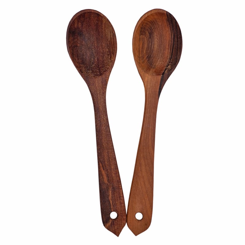 Фото - Набор дубовых столовых ложек 2 штуки 20 см