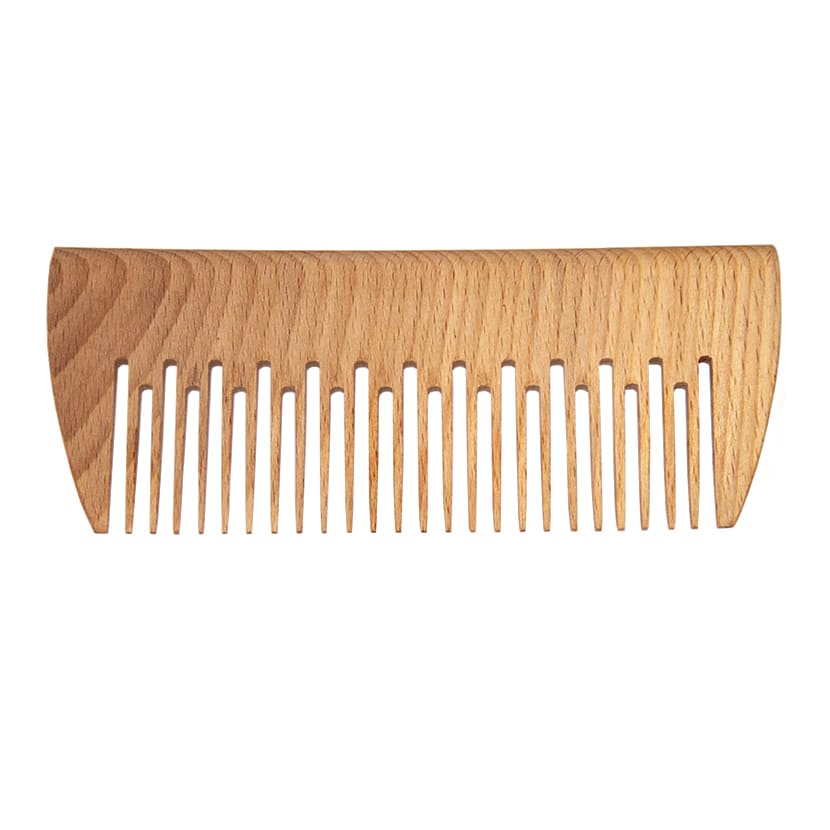 Фото - Гребень из дерева можжевельника для вьющихся волос 14 х 5,5 см