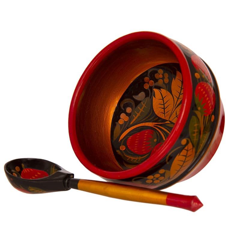 Фото - Набор для варенья Хохлома "Теплый вечер" 2 предмета