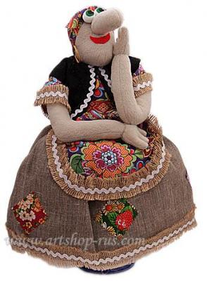 Фото - Кукла Баба яга грелка на чайник, 46 см