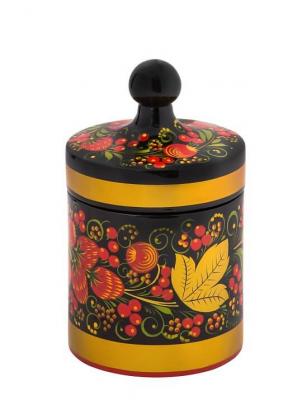 Фото - Поставок Хохлома Черный фон 14 см