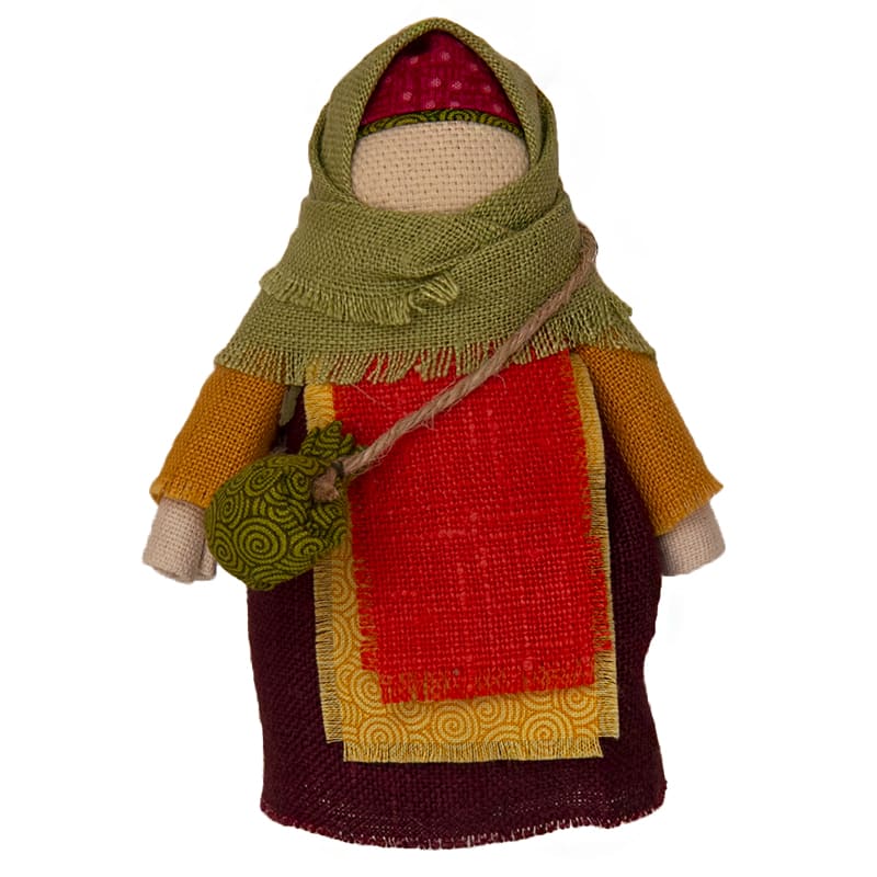 Фото - Обереговая кукла льняная Благополучница 11 см