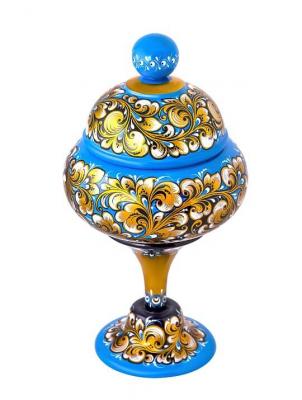 Фото - Конфетница с авторской росписью Зефир 25,5 см