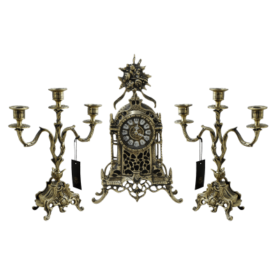 Фото - Каминный комплект из бронзы Осень 38 х 24 см