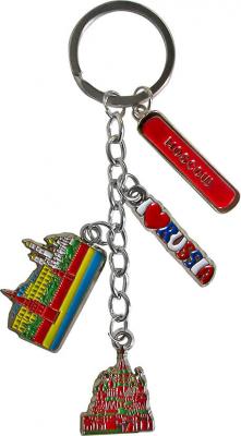 Фото - Брелок для ключей Гроздь эмаль Москва 13 см