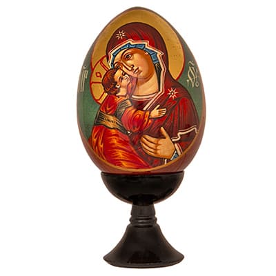 Пасхальное яйцо Богоматерь Владимирская