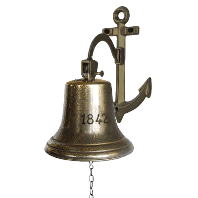 Фото - Рында антик на кронштейне 1842 18 см Фото - Рында антик на кронштейне 1842 18 см