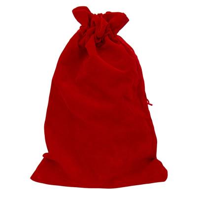 Фото - Бархатный мешочек для сувениров Красный фон 26 х 20 см