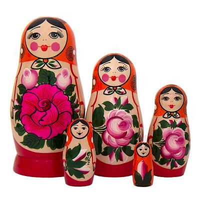 Фото - Семеновская авторская матрешка 5 мест 10,5 см Фото - Семеновская авторская матрешка 5 мест 10,5 см