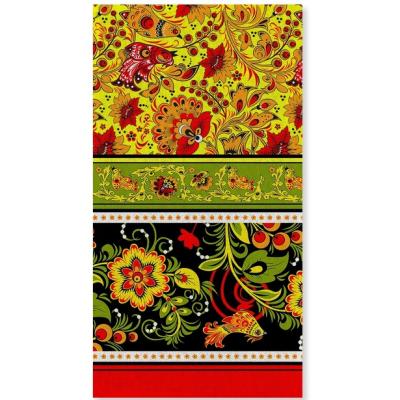 Фото - Полотенце вафельное Красная Хохлома 70 х 36 см