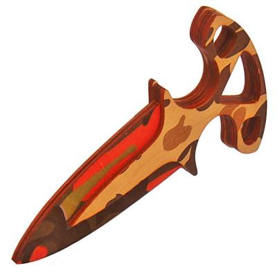 Фото - Тычковый нож Оранжевый фон 14 см