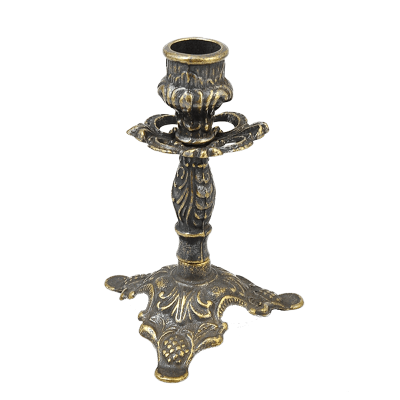 Фото - Подсвечник итальянский Трилистник антик 13 х 10 см