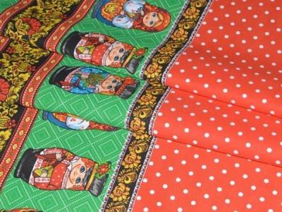 Фото - Скатерть Яркие матрешки 1,5 х 1,8 м