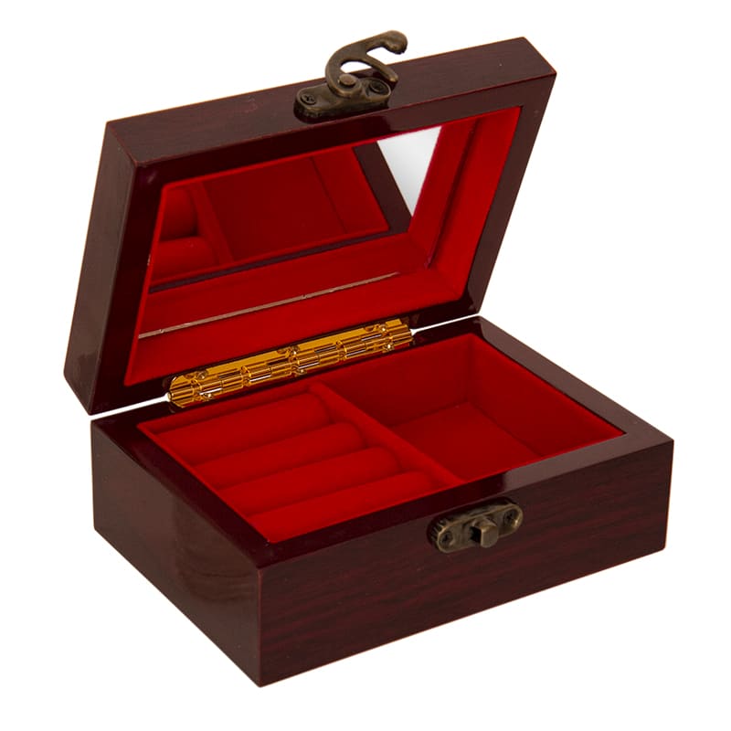 Фото - Деревянная шкатулка для украшений Розовый сад 13 х 9 см