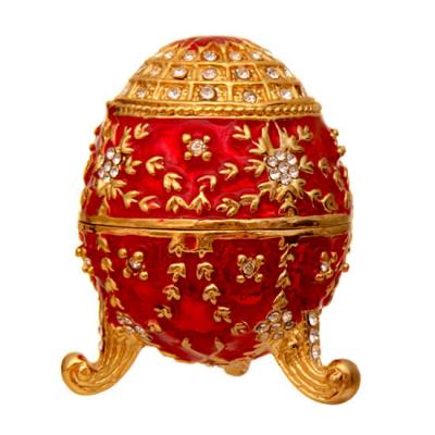 Яйцо шкатулка Снежинки