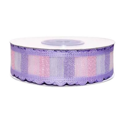 Фото - Капроновая лента Сиреневый перламутр 25 мм Фото - Капроновая лента Сиреневый перламутр 25 мм