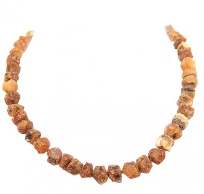 Янтарные бусы - Кубики (лечебные)