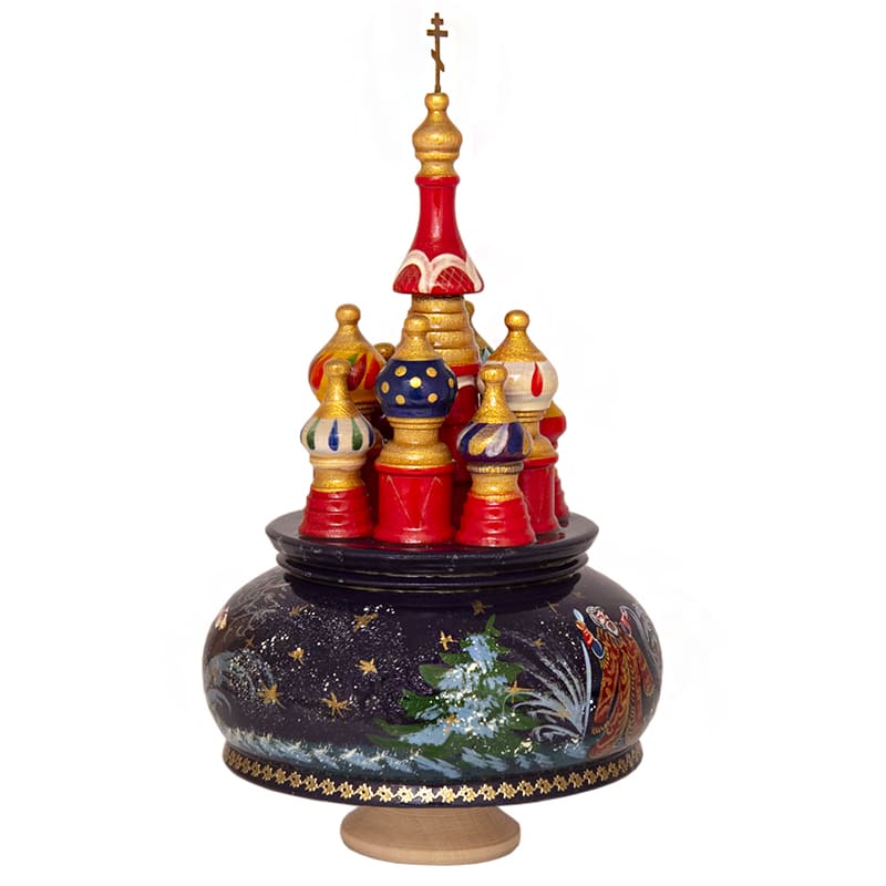 Фото - Деревянный музыкальный собор Морозко 20 см