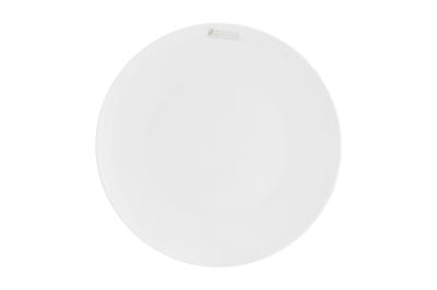 Тарелка из костяного фарфора белая Кашемир 23 см